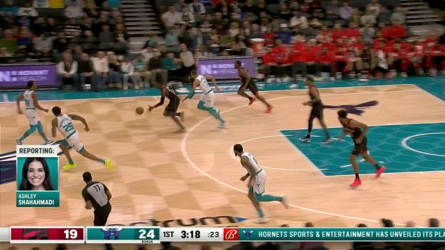 【2024年02月08日 猛龙vs黄蜂集锦】谢谢你成为我的背景板!布兰登-米勒积极追防送巴雷特无情遮天大帽