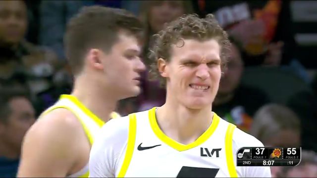 【2024年02月09日】NBA常規(guī)賽：爵士vs太陽第2節(jié)英文原聲錄像回放