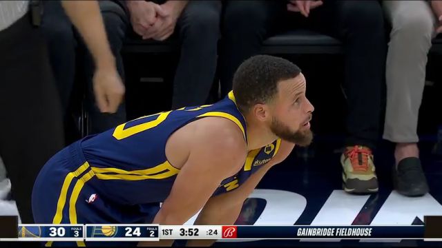 【2024年02月09日】NBA常規(guī)賽：勇士vs步行者第1節(jié)英文原聲錄像回放