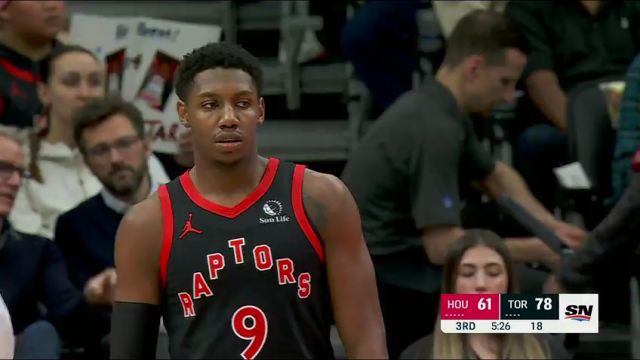 【2024年02月10日】NBA常規(guī)賽：火箭vs猛龍第3節(jié)英文原聲錄像回放