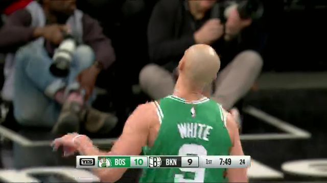 【2024年02月14日】NBA常规赛：篮网vs凯尔特人第1节英文原声录像回放