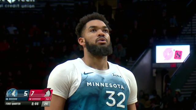 【2024年02月14日】NBA常規(guī)賽:森林狼vs開拓者第1節(jié)英文原聲錄像回放