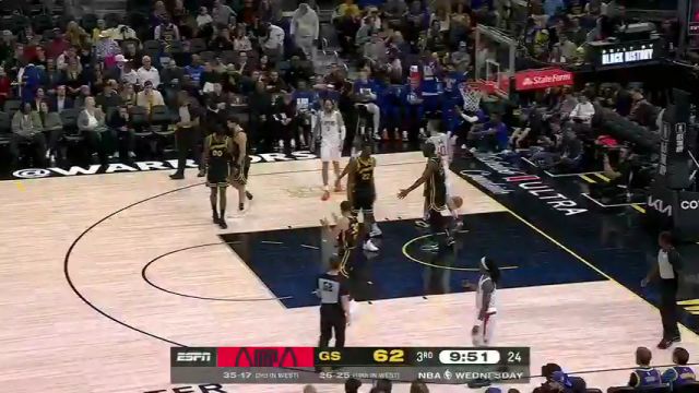 【2024年02月15日 快船vs勇士集锦】乔治1V1维金斯 晃起对方造犯规2+1打成