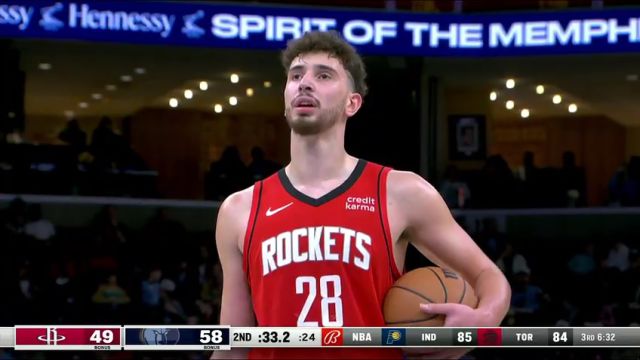 【2024年02月15日】NBA常規(guī)賽：火箭vs灰熊第2節(jié)中文解說錄像回放