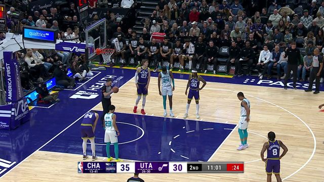【2024年02月23日】NBA常規(guī)賽:黃蜂vs爵士第2節(jié)中文解說錄像回放