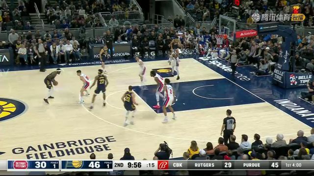 【2024年02月23日】NBA常规赛:活塞vs步行者第2节中文解说录像回放