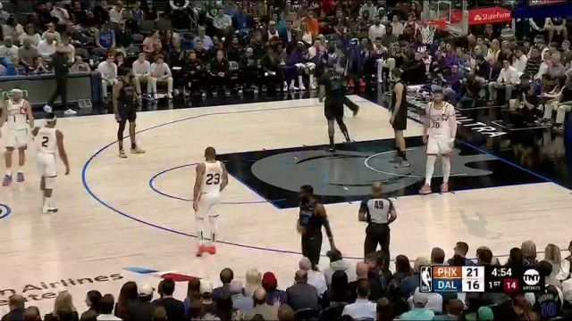 【2024年02月23日】NBA常規(guī)賽：太陽(yáng)vs獨(dú)行俠第1節(jié)中文解說(shuō)錄像回放