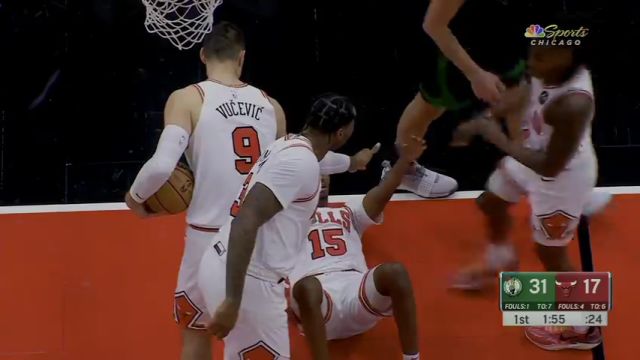 【2024年02月23日】NBA常規(guī)賽:凱爾特人vs公牛第1節(jié)英文原聲錄像回放