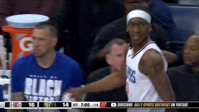 【2024年02月24日】NBA常規(guī)賽：快船vs灰熊第1節(jié)英文原聲錄像回放