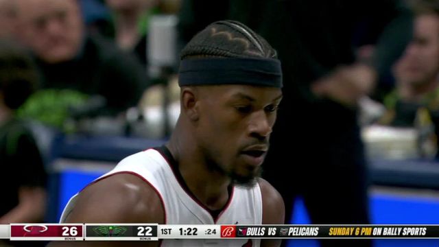 【2024年02月24日】NBA常規(guī)賽：熱火vs鵜鶘第1節(jié)中文解說錄像回放