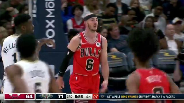 【2024年02月26日】NBA常規(guī)賽:公牛vs鵜鶘第3節(jié)中文解說(shuō)錄像回放