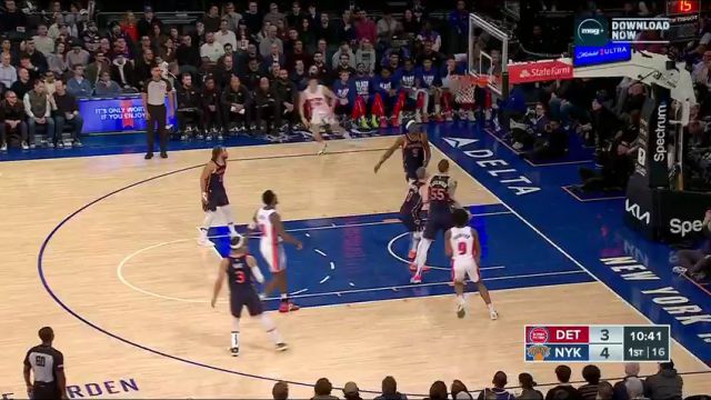 【2024年02月27日】 NBA常規(guī)賽:活塞vs尼克斯第1節(jié)英文原聲錄像回放