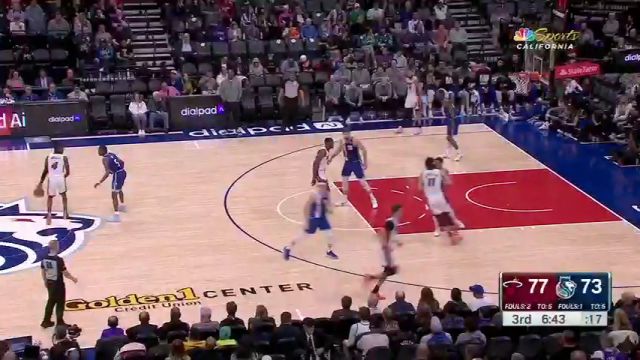 【2024年02月27日】NBA常規(guī)賽：熱火vs國王第3節(jié)中文解說錄像回放
