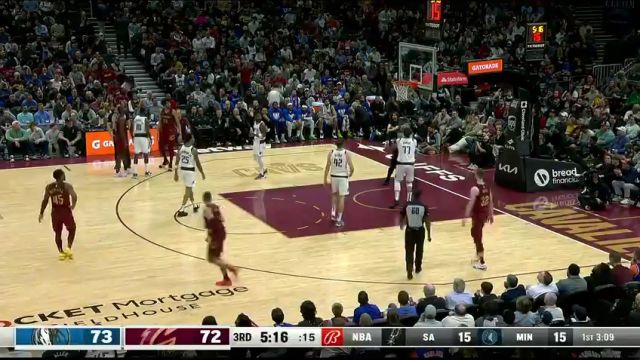 【2024年02月28日】NBA常規(guī)賽：獨行俠vs騎士第3節(jié)中文解說錄像回放