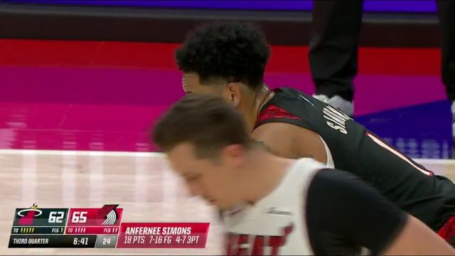 【2024年02月28日】NBA常規(guī)賽:熱火vs開拓者第3節(jié)英文原聲錄像回放