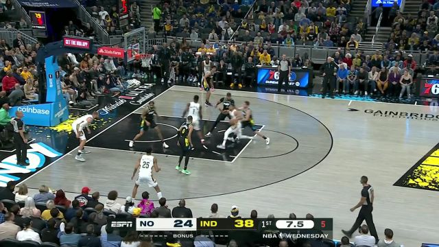 【2024年02月29日 鵜鶘vs步行者集錦】全方位碾壓！特納窒息封蓋+托平平筐劈扣制霸全場(chǎng)