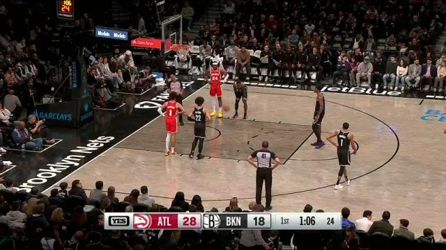 【2024年03月03日】NBA常規(guī)賽:老鷹vs籃網(wǎng)第1節(jié)英文原聲錄像回放