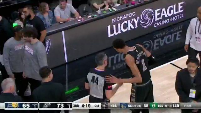 【2024年03月04日】NBA常規(guī)賽:步行者vs馬刺第3節(jié)英文原聲錄像回放