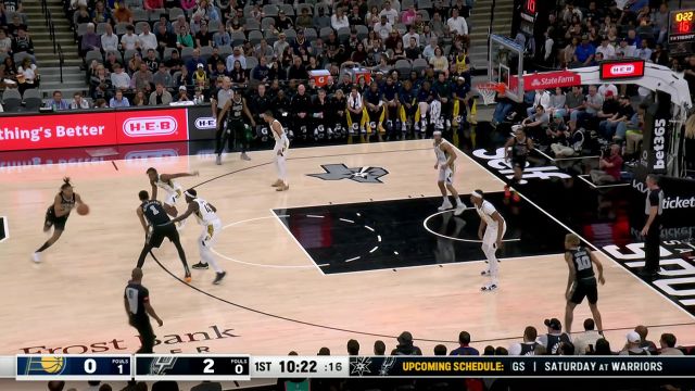 【2024年03月04日】NBA常規(guī)賽:步行者vs馬刺第1節(jié)中文解說錄像回放