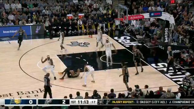【2024年03月04日】NBA常規(guī)賽:步行者vs馬刺第1節(jié)英文原聲錄像回放