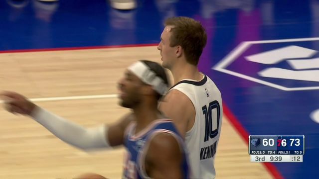 【2024年03月07日】NBA常規(guī)賽：灰熊vs費城第3節(jié)英文原聲錄像回放