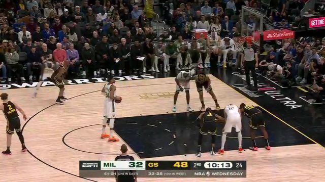 【2024年03月07日】NBA常規(guī)賽：雄鹿vs勇士第2節(jié)中文解說錄像回放