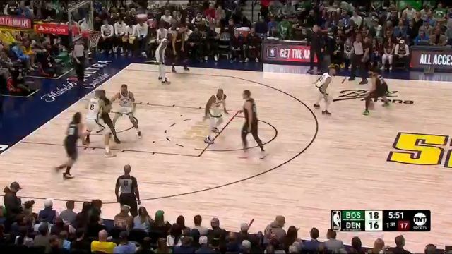 【2024年03月08日】NBA常規(guī)賽：凱爾特人vs掘金第1節(jié)英文原聲錄像回放