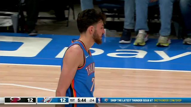 【2024年03月09日】NBA常規(guī)賽：熱火vs雷霆第1節(jié)中文解說錄像回放