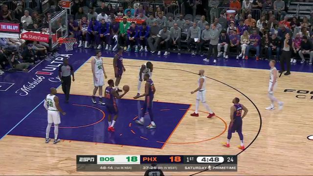 【2024年03月10日】NBA常規(guī)賽：凱爾特人vs太陽第1節(jié)中文解說錄像回放