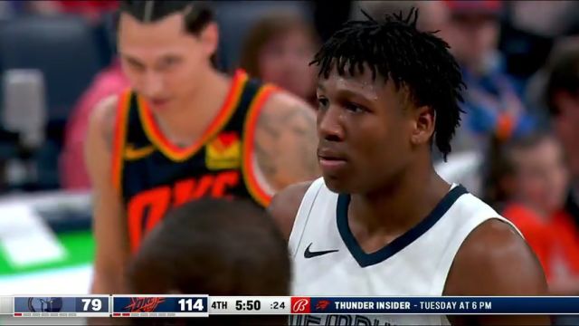 【2024年03月11日】NBA常規(guī)賽:灰熊vs雷霆第4節(jié)中文解說(shuō)錄像回放
