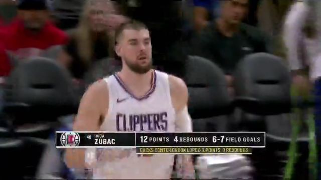 【2024年03月11日】NBA常規(guī)賽：雄鹿vs快船第3節(jié)中文解說錄像回放