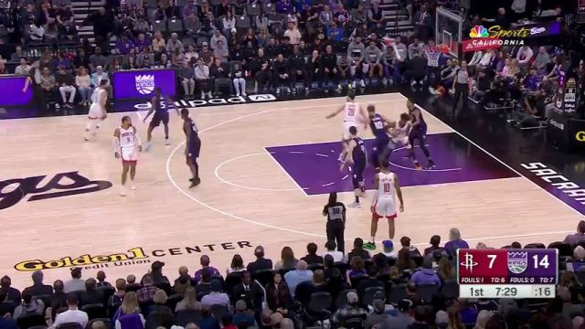 【2024年03月11日】 NBA常規(guī)賽:火箭vs國王第1節(jié)英文原聲錄像回放