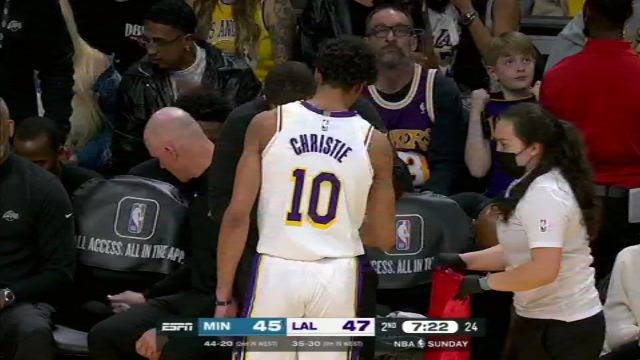 【2024年03月11日】NBA常規(guī)賽：森林狼vs湖人第2節(jié)中文解說(shuō)錄像回放