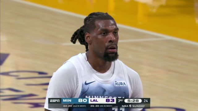 【2024年03月11日】NBA常規(guī)賽：森林狼vs湖人第3節(jié)中文解說(shuō)錄像回放