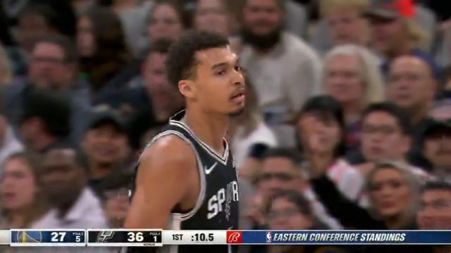 【2024年03月12日】NBA常規(guī)賽：勇士vs馬刺第1節(jié)中文解說錄像回放