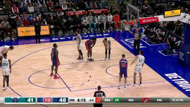 【2024年03月12日】NBA常規(guī)賽:黃蜂vs活塞第2節(jié)中文解說錄像回放