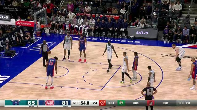 【2024年03月12日】NBA常規(guī)賽:黃蜂vs活塞第3節(jié)英文原聲錄像回放
