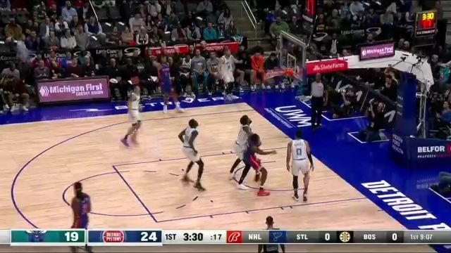【2024年03月12日】NBA常規(guī)賽:黃蜂vs活塞第1節(jié)中文解說錄像回放