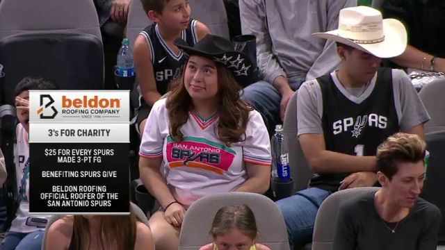 【2024年03月12日】NBA常規(guī)賽：勇士vs馬刺第2節(jié)英文原聲錄像回放