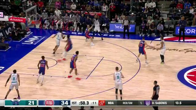 【2024年03月12日】NBA常規(guī)賽:黃蜂vs活塞第1節(jié)英文原聲錄像回放