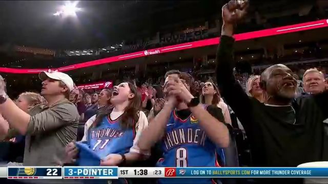 【2024年03月13日】NBA常規(guī)賽:步行者vs雷霆第1節(jié)英文原聲錄像回放