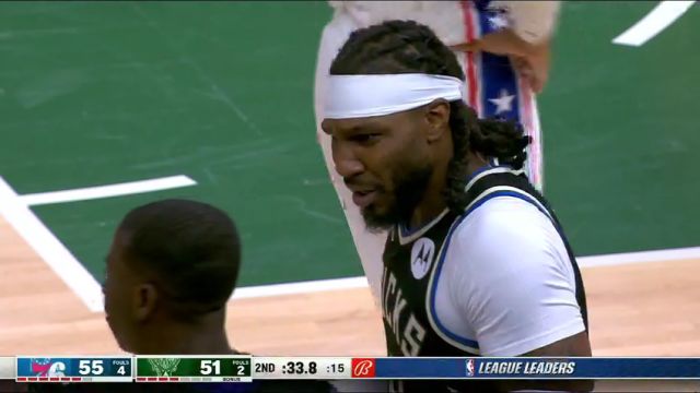 【2024年03月15日】NBA常規(guī)賽:費城vs雄鹿第2節(jié)英文原聲錄像回放