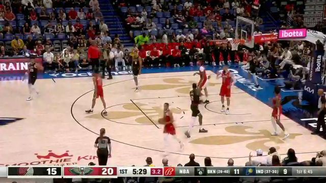 【2024年03月17日】NBA常規(guī)賽:開拓者vs鵜鶘第1節(jié)英文原聲錄像回放