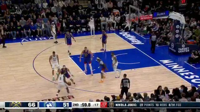 【2024年03月20日】NBA常規(guī)賽:掘金vs森林狼第2節(jié)英文原聲錄像回放