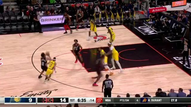 【2024年03月21日】NBA常規(guī)賽：步行者vs活塞第1節(jié)英文原聲錄像回放