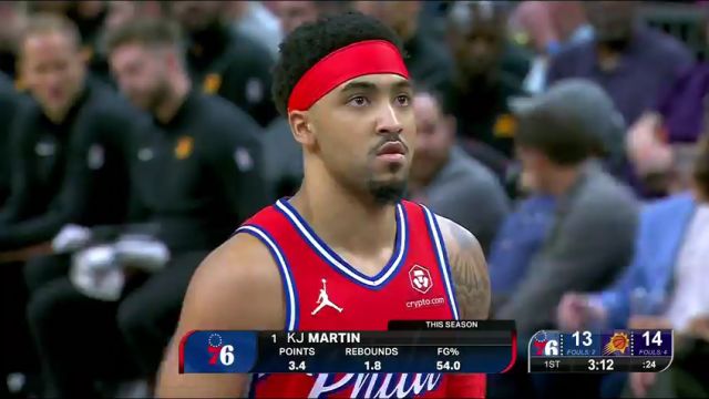 【2024年03月21日】NBA常規(guī)賽：76人vs太陽第1節(jié)英文原聲錄像回放