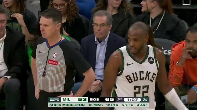 【2024年03月21日】NBA常規(guī)賽：雄鹿vs凱爾特人第2節(jié)英文原聲錄像回放