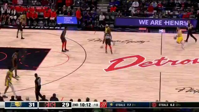 【2024年03月21日】NBA常規(guī)賽：步行者vs活塞第2節(jié)中文解說(shuō)錄像回放