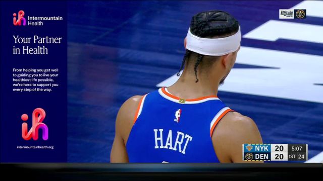 【2024年03月22日】NBA常規(guī)賽：尼克斯vs掘金第1節(jié)中文解說錄像回放