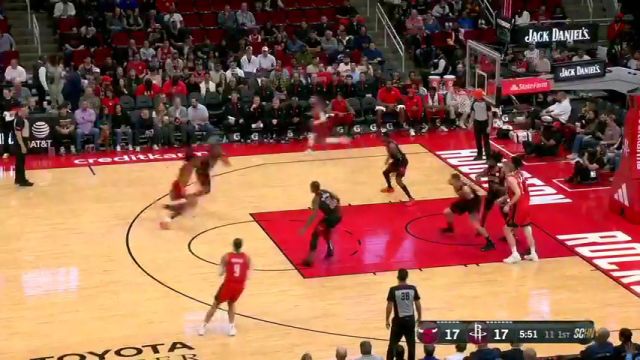 【2024年03月22日】NBA常規(guī)賽：公牛vs火箭第1節(jié)英文原聲錄像回放